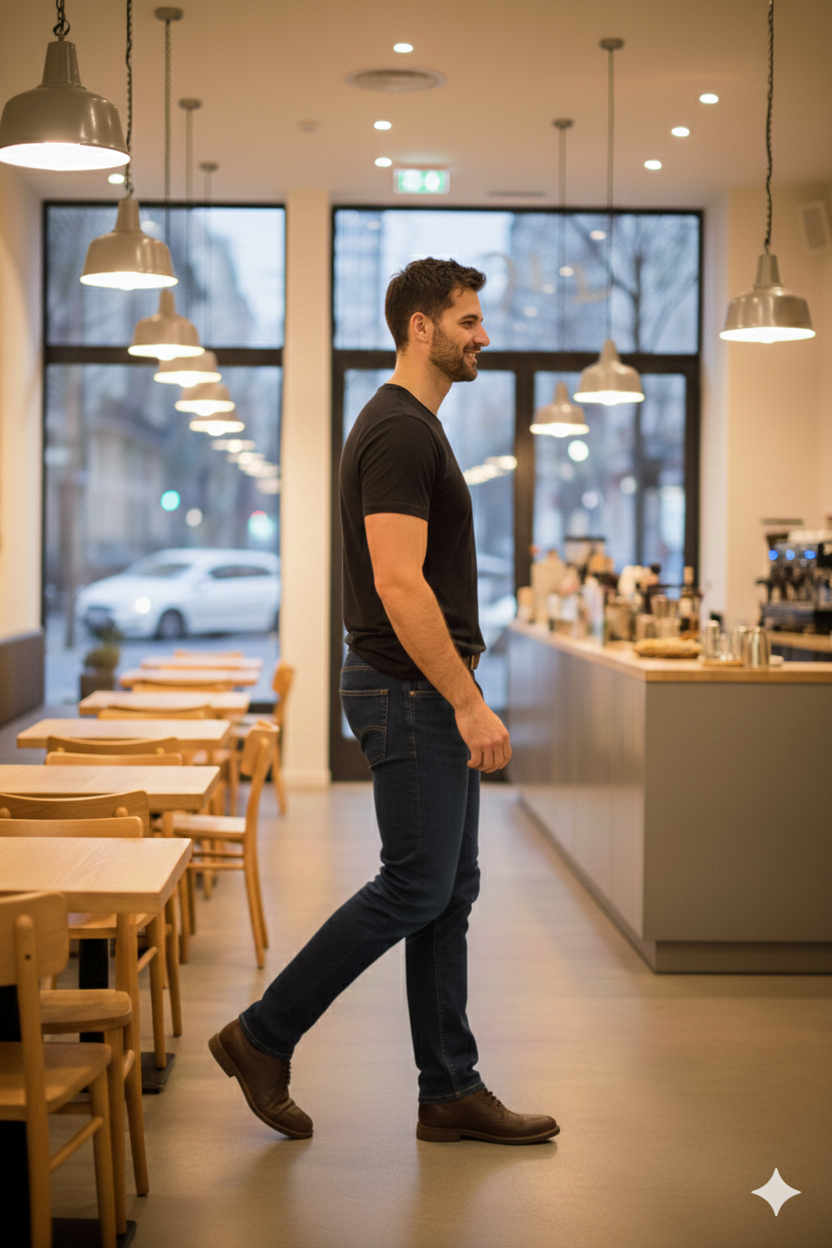 Men Regular Fit Mid-Rise Blue Stretchable Jeans