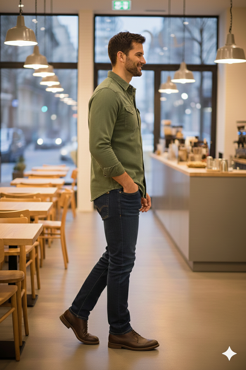 Men Regular Fit Mid-Rise Blue Light Faded Stretchable Jeans