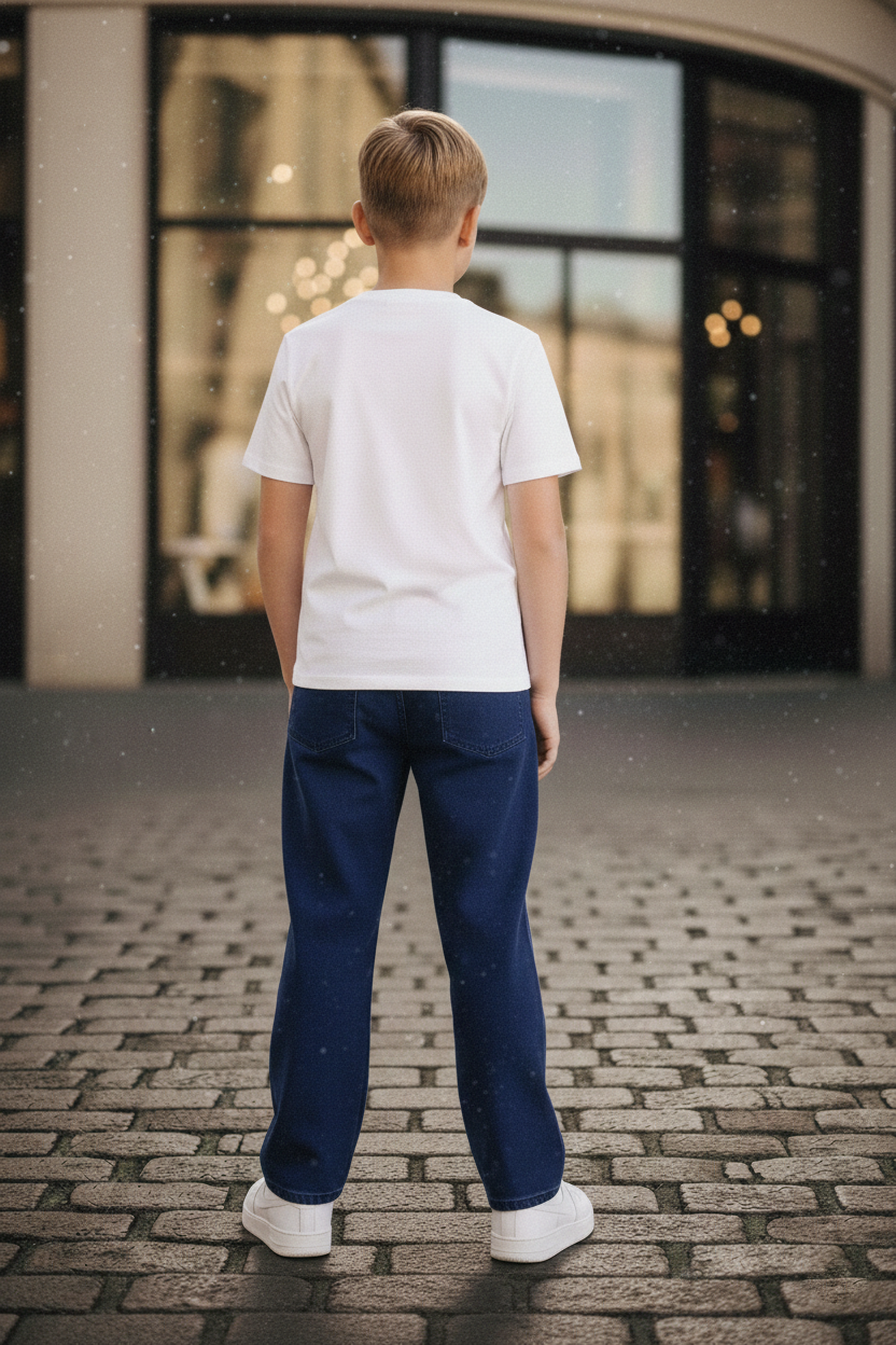 Elegant - Kids Baggy Jeans Blue