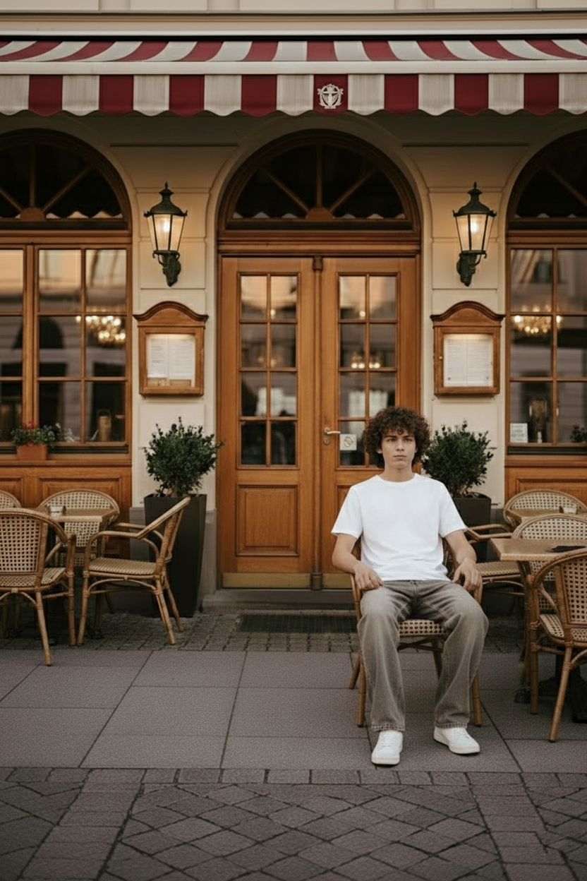 Elegant - Kids Baggy Jeans Grey