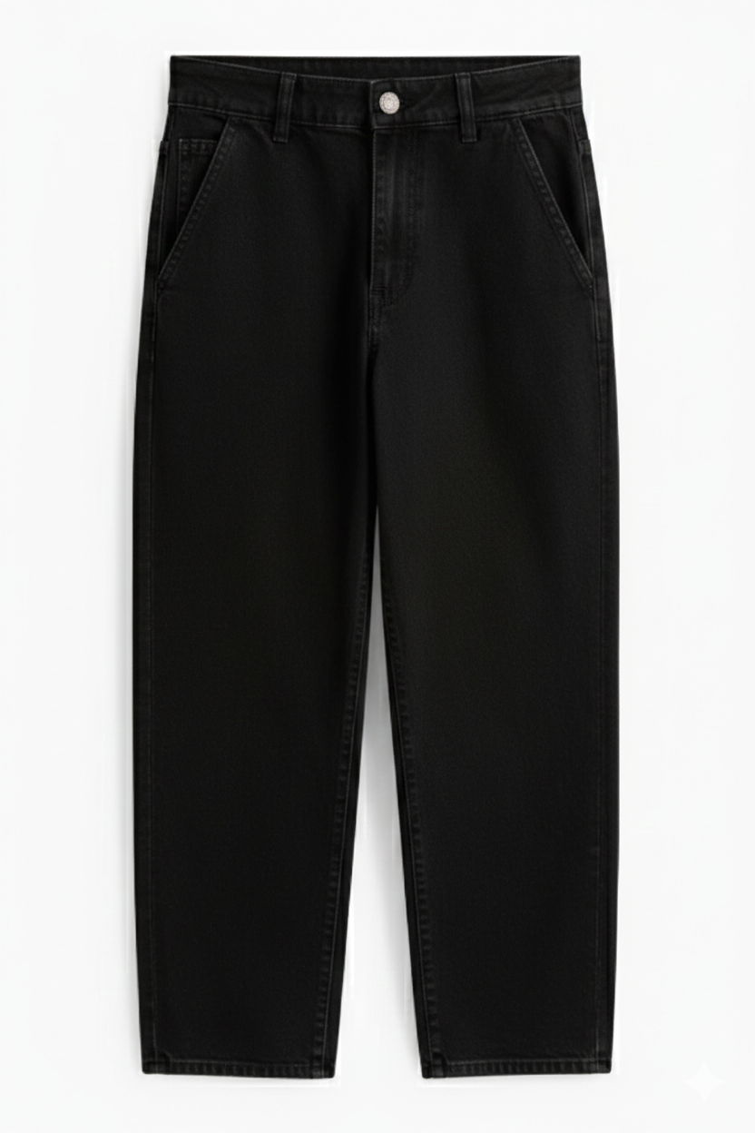 Elegant - Kids Baggy Jeans Black