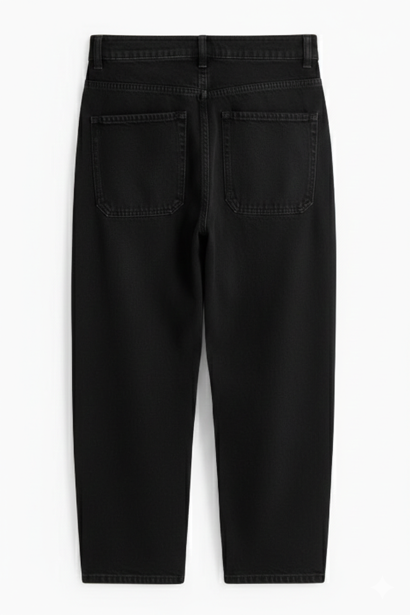 Elegant - Kids Baggy Jeans Black